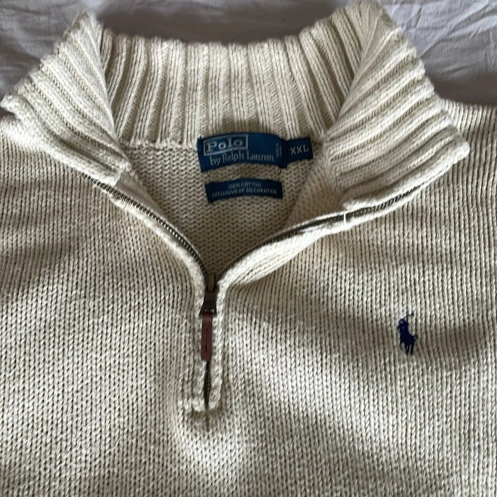 Polo by Ralph Lauren Men's Cream Sweater - Picture 3 of 5